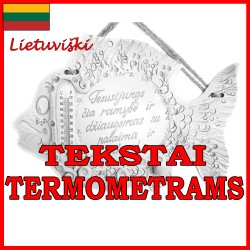 Tekstai termometrams lietuviški